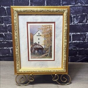 Framed Autumn Mill Artwork